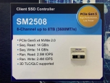 ִ 14GB/s , Ǹܸ PCIe 5.0 NVMe SSD Ʈѷ SM2508 