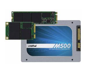 Crucial, 20nm MLC  ÷  M500 ø SSD 