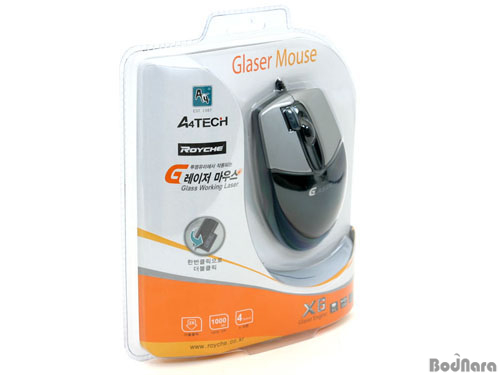 광 마우스? 레이저 마우스? A4Tech Glaser X6-30D : 보드나라 기사