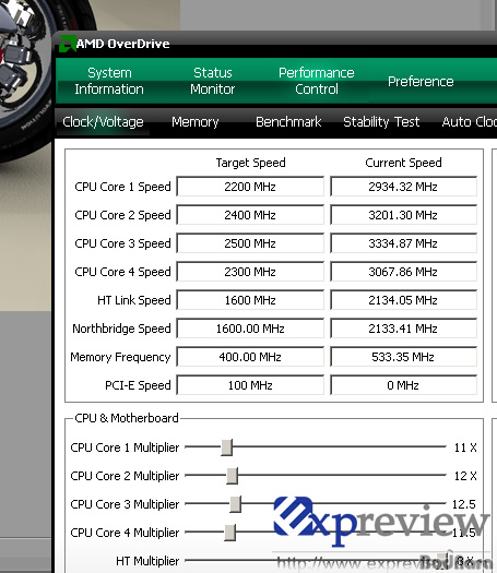 amd overdrive benchmark meaning