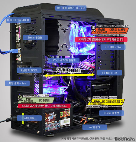 쓰리알시스템, USB3.0 지원 중저가 케이스 브이렉스 주니어 발표:: 보드나라 쓰리알시스템, USB3.0 지원 중저가 케이스 브이렉스 주니어 발표... 