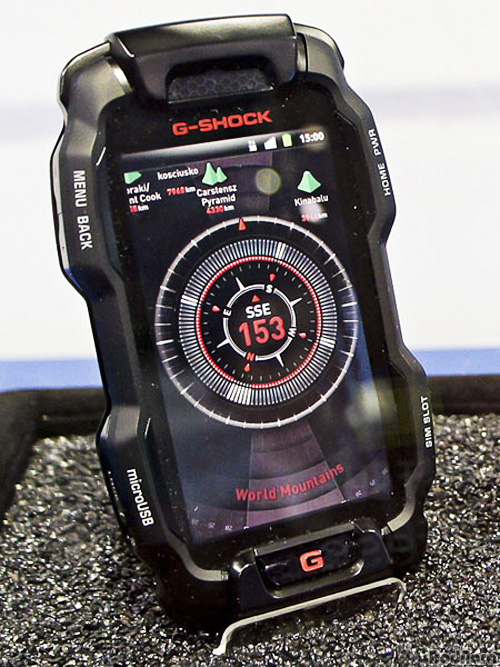 카시오, G-SHOCK 스마트폰 프로토타입 공개:: 보드나라 카시오, G-SHOCK 스마트폰 프로토타입 공개 :: 보드나라