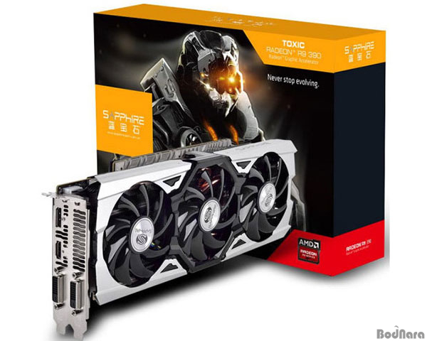 중국 시장 노린 사파이어 라데온 R9 390 Toxic 모델 : 보드나라 기사