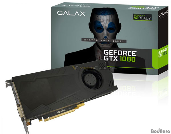 갤럭시 커스텀 지포스 GTX1080 공개:: 보드나라