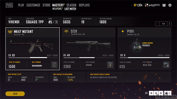 PUBG, 배틀그라운드 신규 시스템 웨폰 마스터리 소개 - 에누리 쇼핑지식 뉴스