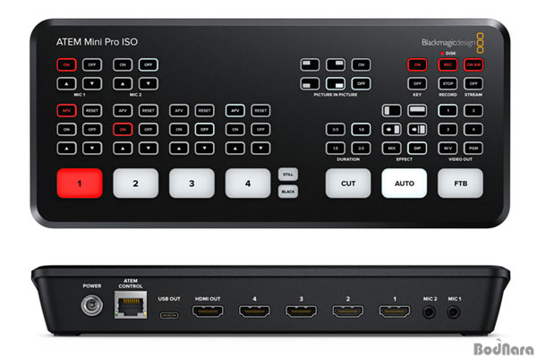 블랙매직디자인, 라이브 스트리밍 후반 작업 지원 ATEM Mini Pro ISO... 보드나라 블랙매직디자인, 라이브 스트리밍 후반 작업 지원 ATEM... 