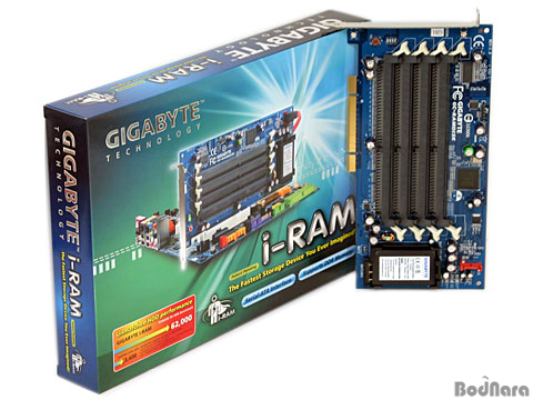 [리뷰]RAM을 HDD로 사용하면? GIGABYTE i-RAM:: 보드나라