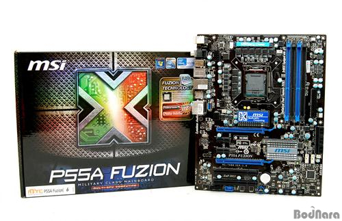 [리뷰]ATi + NVIDIA 멀티 VGA 지원, MSI P55A FUZION:: 보드나라