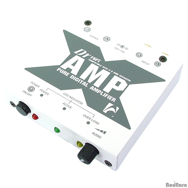 오디오트랙, 모니터 스피커용 디지털 포터블 파워앰프 DrAMP HiFi 개발:: 보드나라