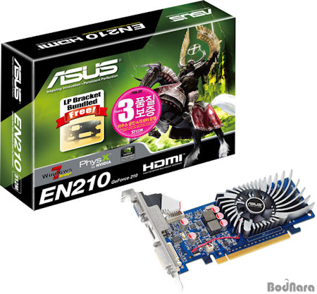 GeForce210 장착, ASUS EN210 512MB 출시:: 보드나라