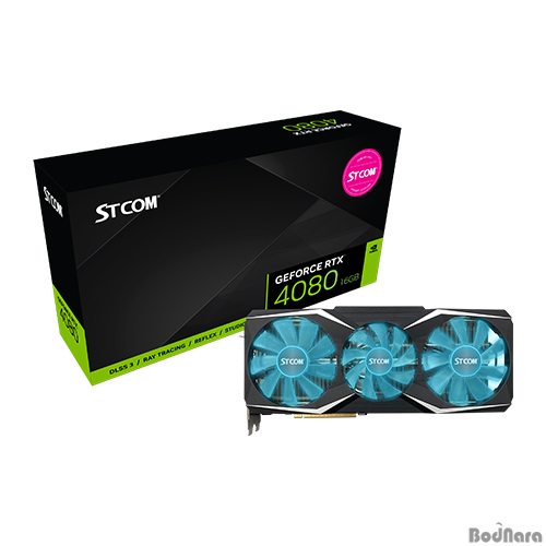 STCOM 신규 그래픽카드 브랜드 런칭! STCOM 지포스 RTX 4080 출시:: 보드나라