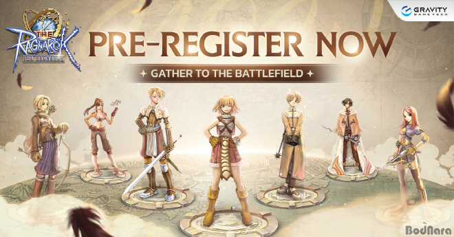 그라비티 게임 테크(GGT), 2D MMORPG ‘THE RAGNAROK’ 동남아시아 지역 사전예약 개시!:: 보드나라 그라비티 게임 테크(GGT), 2D MMORPG... 