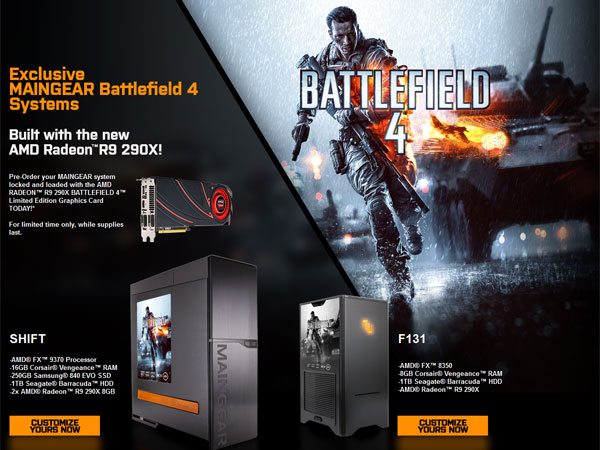 AMD FX-9000과 라데온 R9 290X 기반 Zeus EVO Lightning Battlefield 4 Edition PC ...