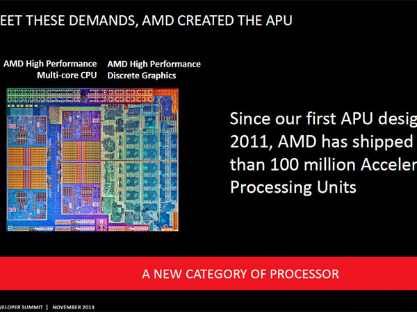 AMD APU 출시 이후 3년이 채 지나지 않은 현재 1억개 이상 출하:: 보드나라