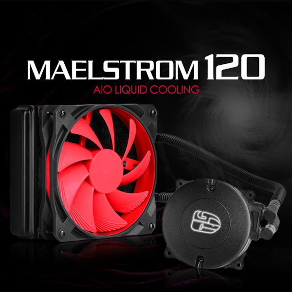 브라보텍, 120mm 라디에이터 기반 일체형 수랭 쿨러 MAELSTROM 120 출시:: 보드나라