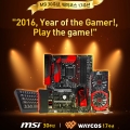 ڽ MSI κ,׷ī 2016, Year of the Gamer, Play the Game