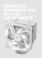  ,  ȭƮ DEEPCOOL GAMMAXX 400 for Intel SNOW WHITE  ԰