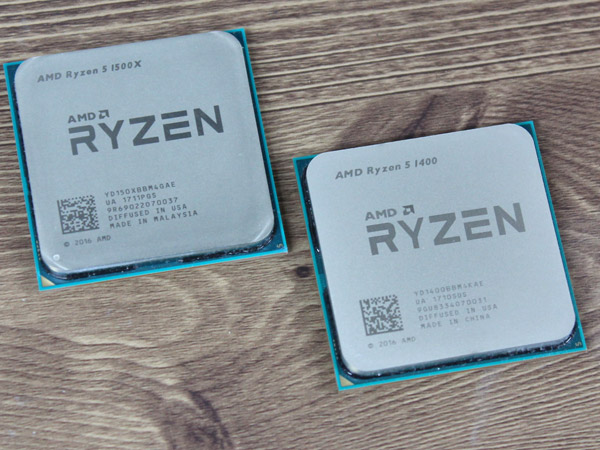 부담없는 8스레드 CPU 로망 실현,AMD 라이젠 5 1500X/ 1400