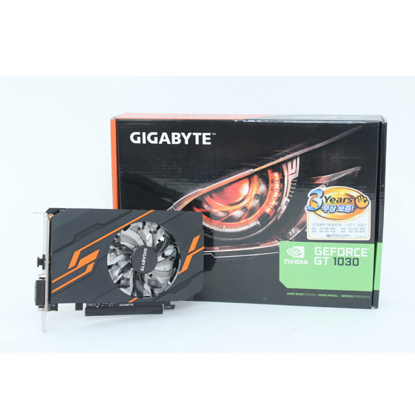 보급형의 최신작, GIGABYTE 지포스 GT 1030 D5 2GB 블랙펄