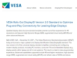 4K-HDR-VR  ֽ Ʈ , VESA DisplayID 2.0 ǥ ǥ