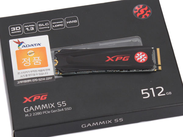 νƮ ̸ ܳ M.2 SSD  ?,ADATA XPG GAMMIX S5 512GB 
