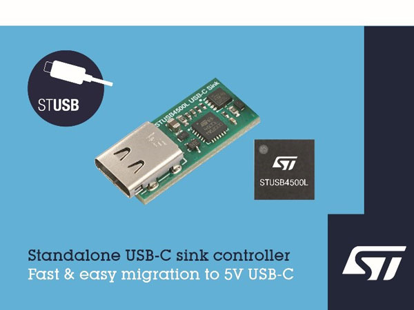 ST, 5V USB-C  ϴ  VBUS- Ʈѷ 