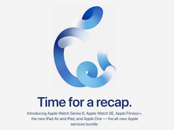 애플 아이패드 에어4와 8세대 아이패드 발표, 애플워치 시리즈6 및 SE도 공개