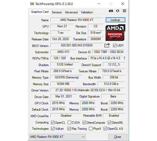 GPU-Z 2.54.0 instaling