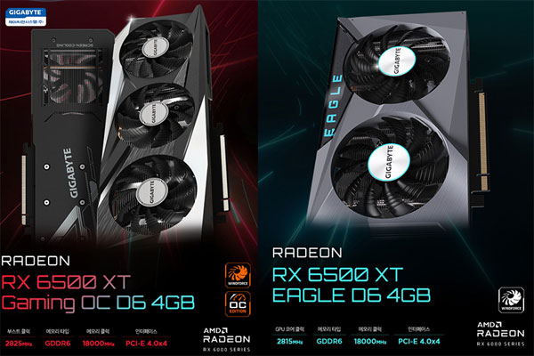 JC Hyun Systems, Gigabyte Radeon RX 6500XT Series Officially Launched thumbnail