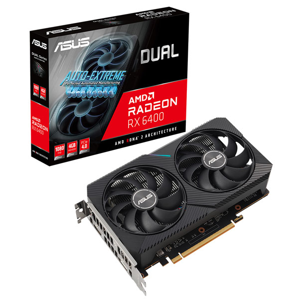 ASUS, Dual/Phoenix ø AMD Radeon RX 6400  ׷ī ǥ
