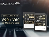 팀그룹, T-CREATE EXPERT SDXC UHS-II U3 V90 및 V60 메모리 카드 출시