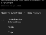 유튜브, 프리미엄 가입자들에게 향상된 품질 1080p 동영상 제공