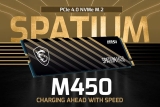 MSI, PCIe 4 M.2 ̹ SSD SPATIUM M450 