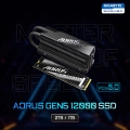 제이씨현, 최대 12,400MB/s 속도를 자랑하는 GIGABYTE AORUS Gen5 12000 SSD 출시