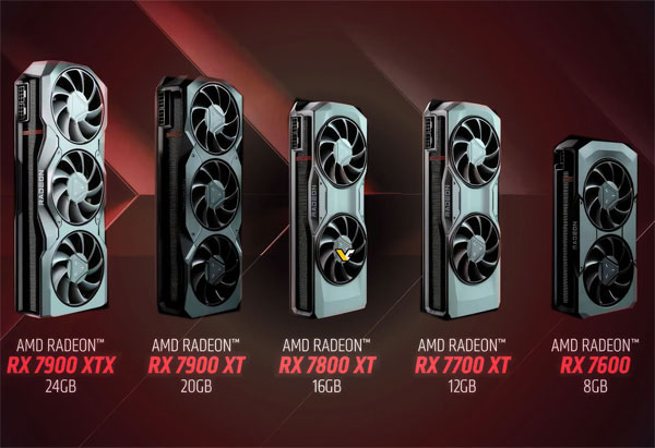 AMD 라데온 RX 8000 시리즈 준비에 RX 7000 엔트리 모델 출시 지연?:: 보드나라