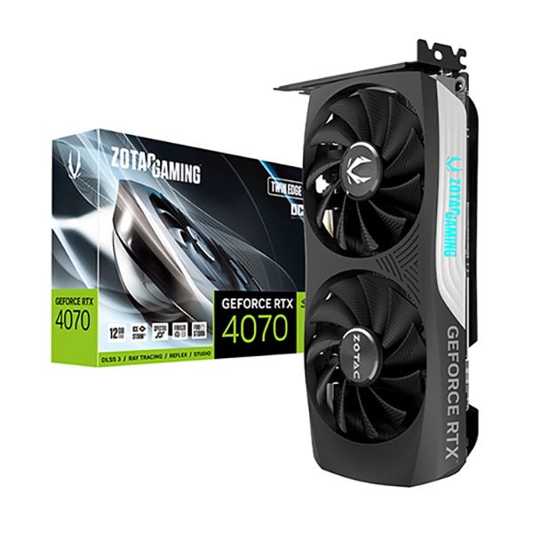 조텍, GDDR6 메모리 장착된 그래픽카드 RTX 4070 Twin Edge OC D6 출시