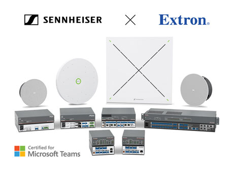 젠하이저, 엑스트론과 협력한 스마트 회의 솔루션, 팀즈 인증 획득