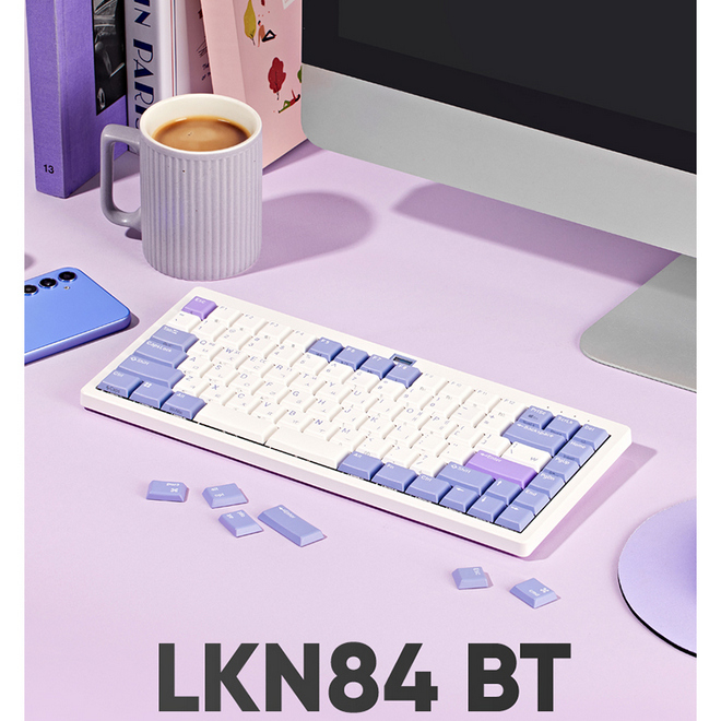 앱코, 초슬림 로우 프로파일 무접점 키보드 ‘LKN84BT’ 출시