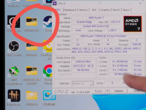 ASUS ������ 7 9850X3D �׽�Ʈ ȭ�鼭 ������ 9 9950X3Dv2 ���� Ȯ��