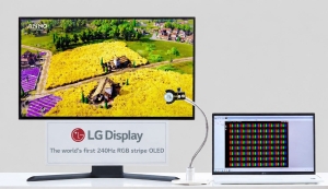 LG���÷���, 4K 240Hz�� Full HD 480Hz ��� ��� ���� RGB ��Ʈ������ OLED ���