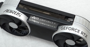 �Ⱑ����Ʈ 40�� ��¡ �׷��� ī��,�Ⱑ����Ʈ AORUS ������ RTX 5080 INFINITY ���̾���