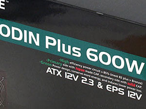 [프리뷰]80플러스 브론즈 인증, GIGABYTE ODIN Plus 600W:: 보드나라