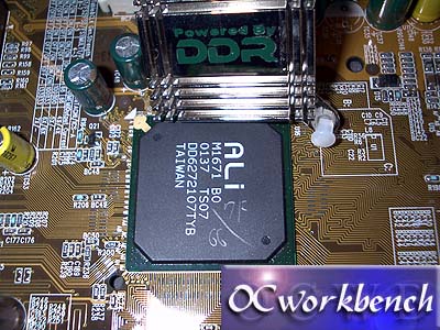 ALi ALADDiN P4 chipset ATA-133 performance Դϴ..