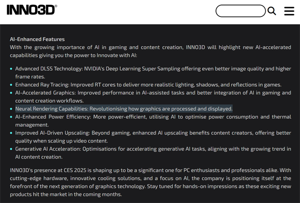 엔비디아, CES서 RTX 50 시리즈에 DLSS 4와 뉴럴 렌더링 발표?